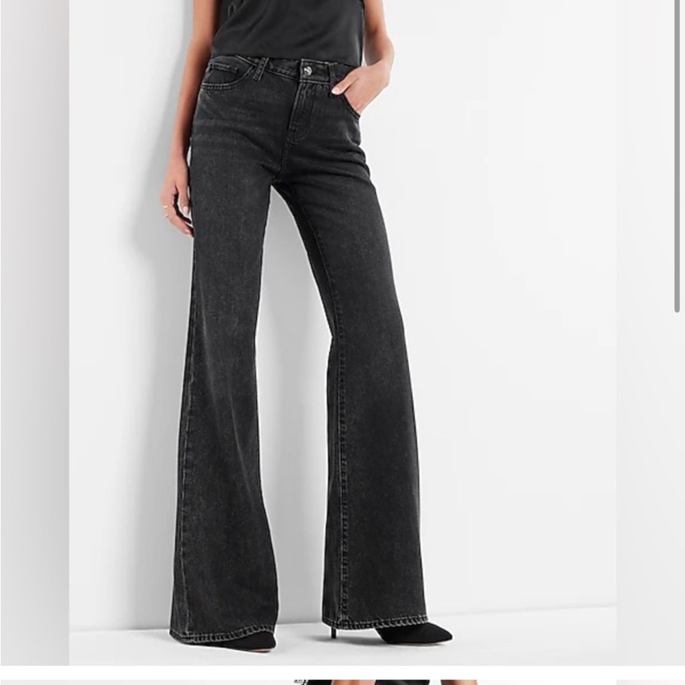 Express mid rise 70s flare